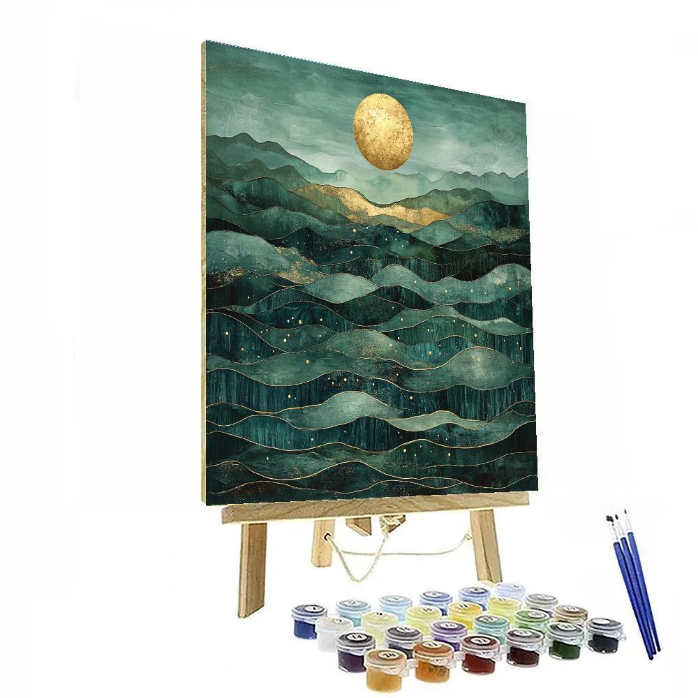 Max Ernst Inspired Ocean Of Memory Numbered painting kits