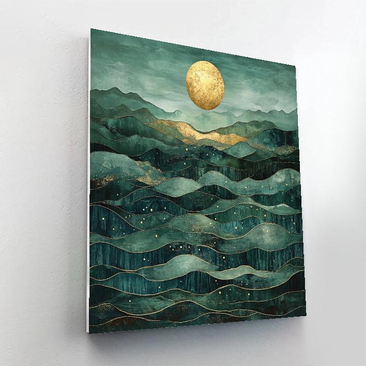 Max Ernst Inspired Ocean Of Memory Numbered painting kits