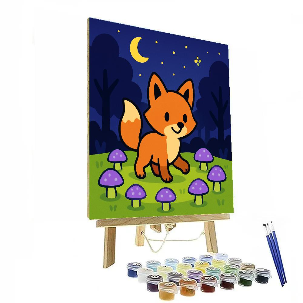 Cosmic Forest Fox Paint by numbers kits