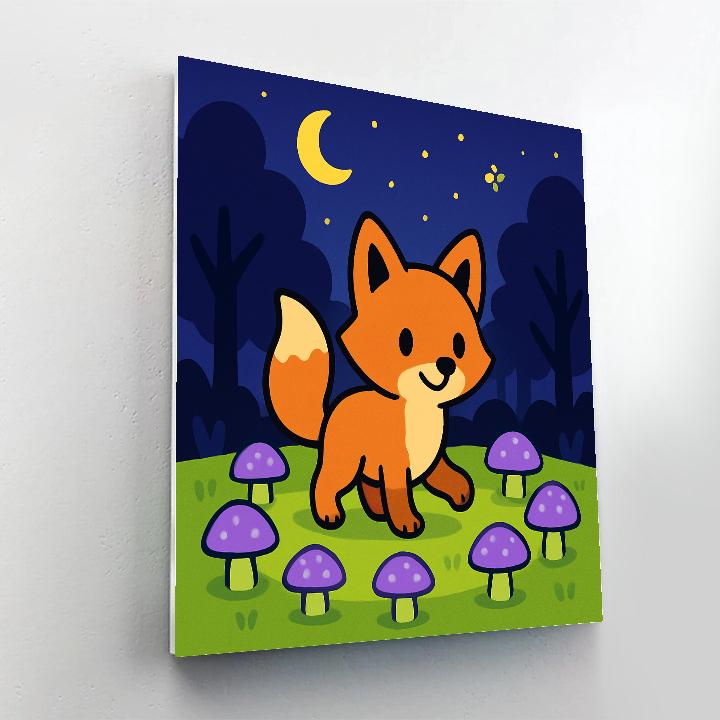 Cosmic Forest Fox Paint by numbers kits