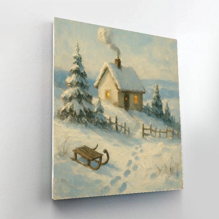 Chimney Smoke And Sugar Pines paint by numbers