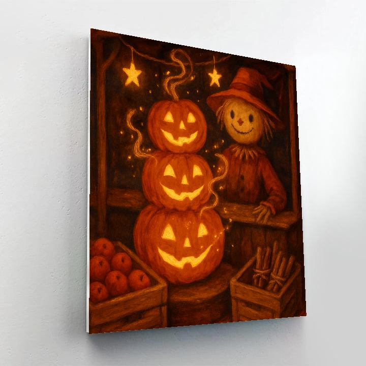 Stacked Jack Sparkle Market paint by number