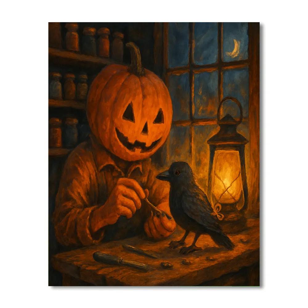Harvest Moon Repair Shop Paint by numbers art