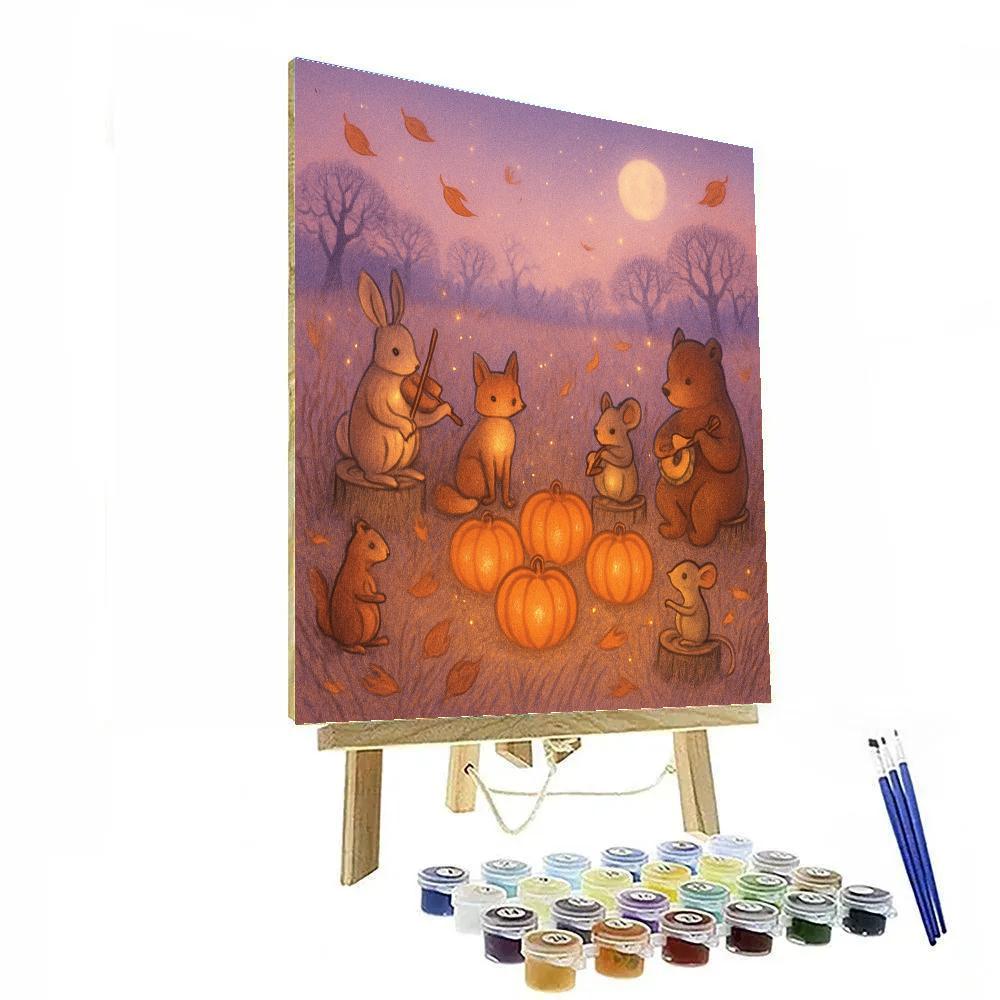 Enchanted Autumn Meadow Concert paint by numbers