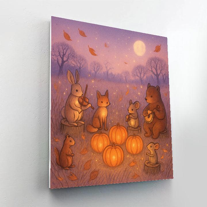 Enchanted Autumn Meadow Concert paint by numbers