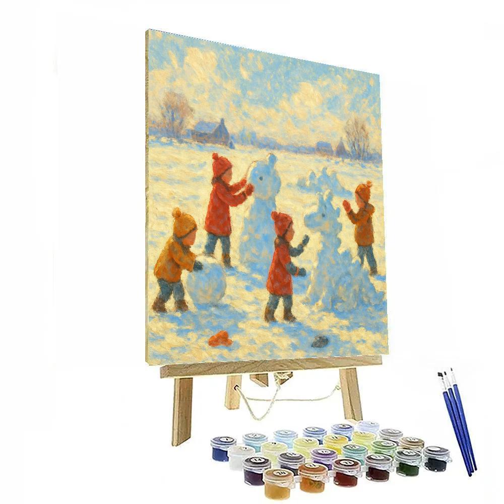 Children Of The Snowfield Paint by numbers kits