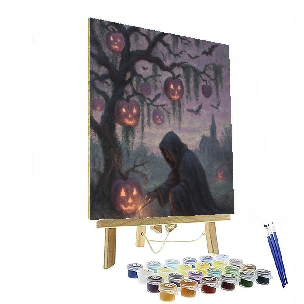 Gothic Orchard Of Flicker Numbered painting kits