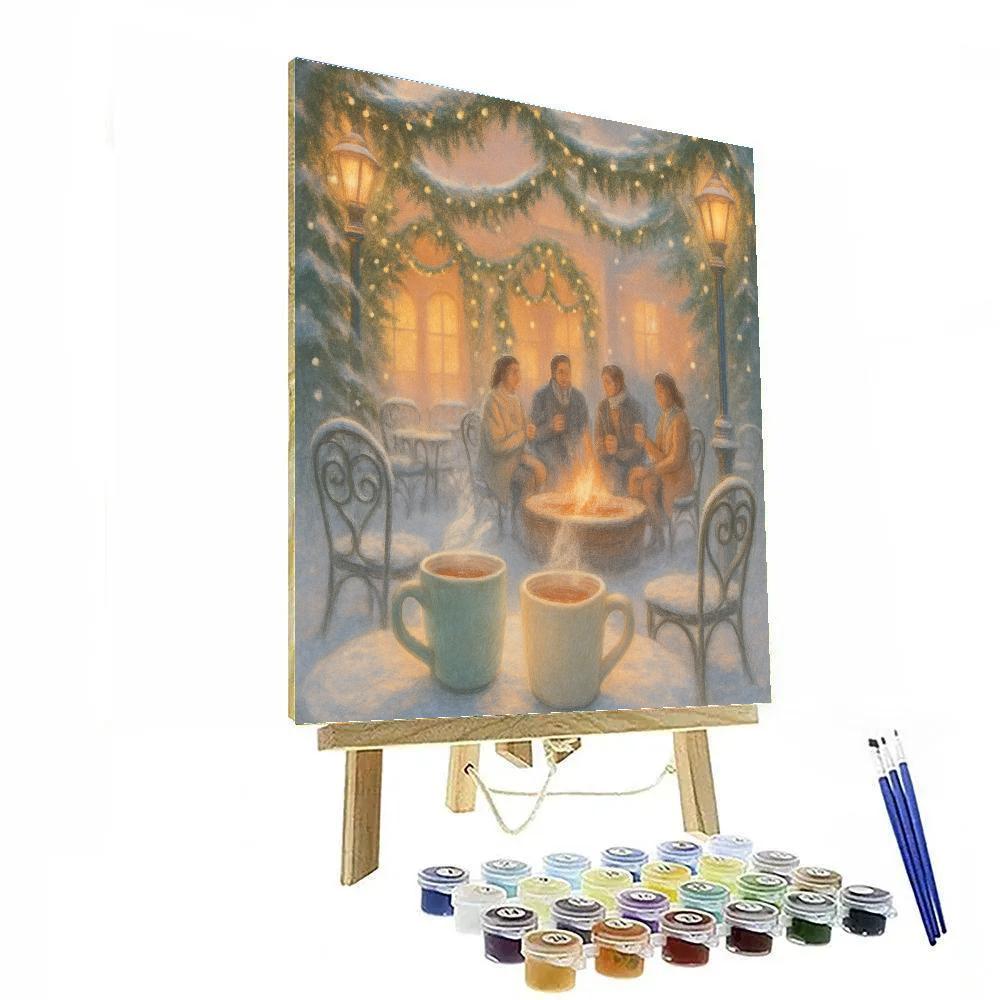 Midwinter Tea Garden paint by color