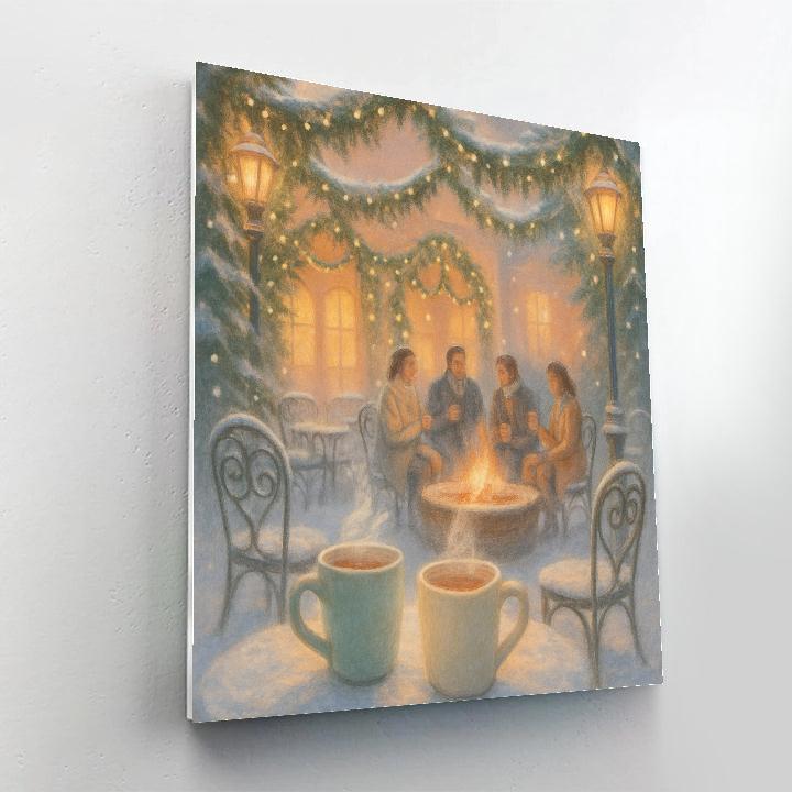 Midwinter Tea Garden paint by color
