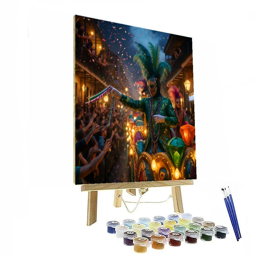 New Orleans Mardi Gras Krewes paint by color