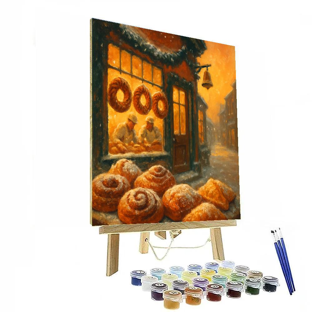 Starlight Bakery Morning Painting by numbers kit