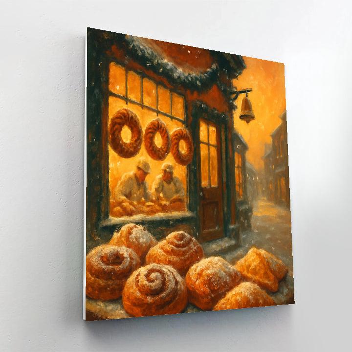 Starlight Bakery Morning Painting by numbers kit