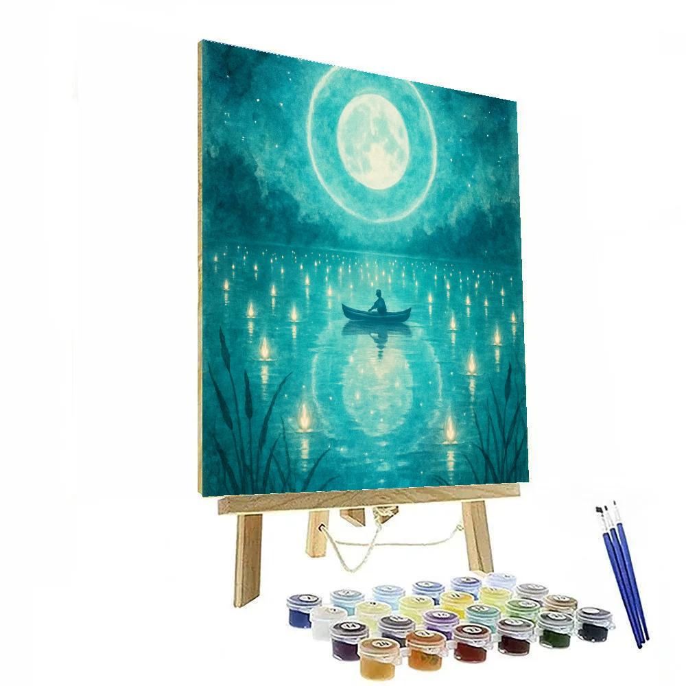 Opal Lake Witchlight Number painting