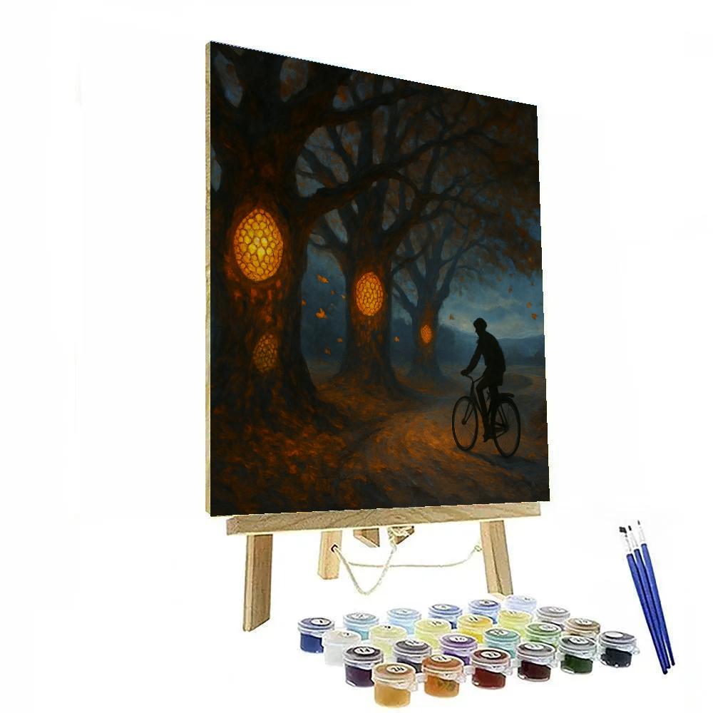 Serpentine Road Of Lantern Oaks Paint by numbers kits