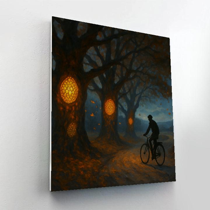 Serpentine Road Of Lantern Oaks Paint by numbers kits