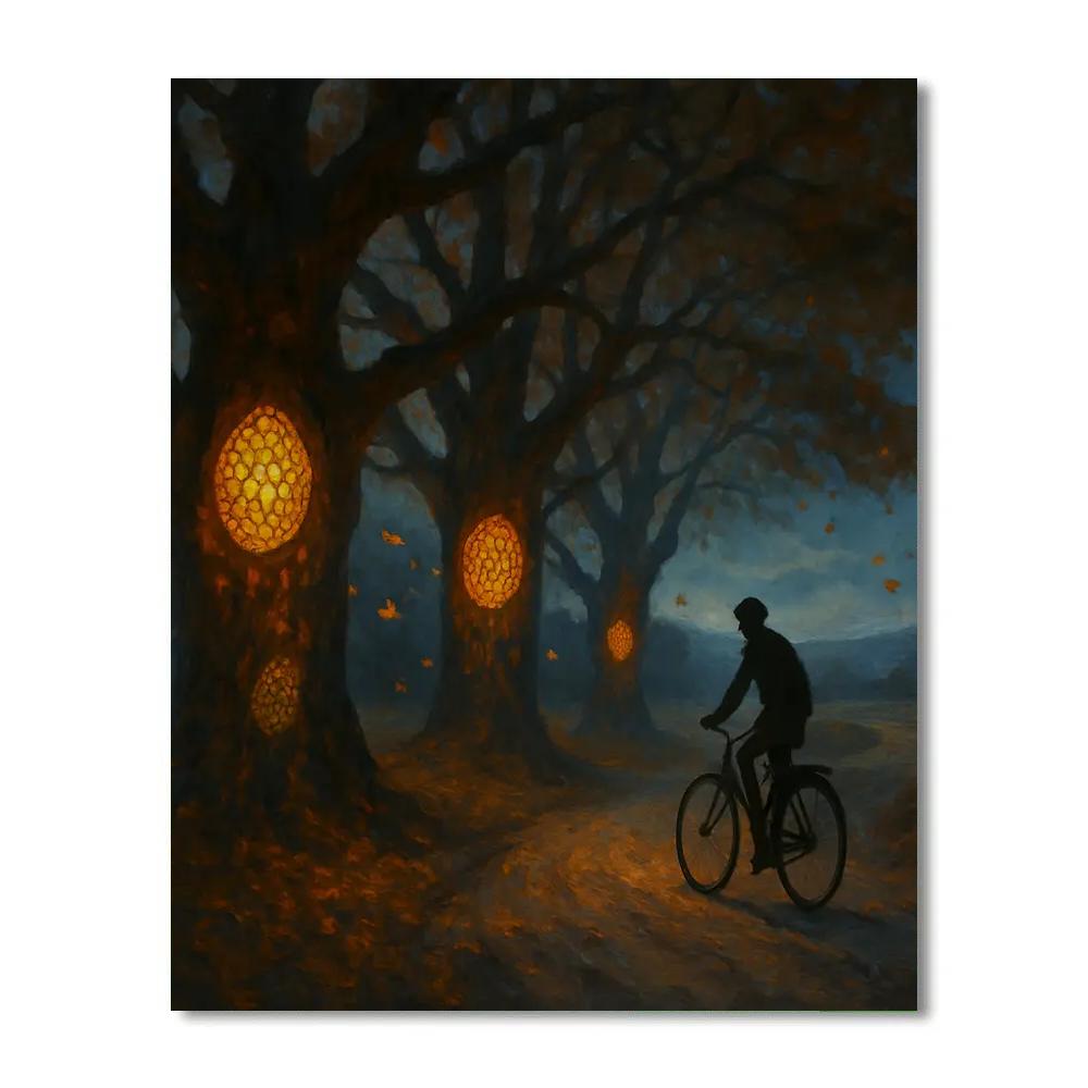 Serpentine Road Of Lantern Oaks Paint by numbers kits