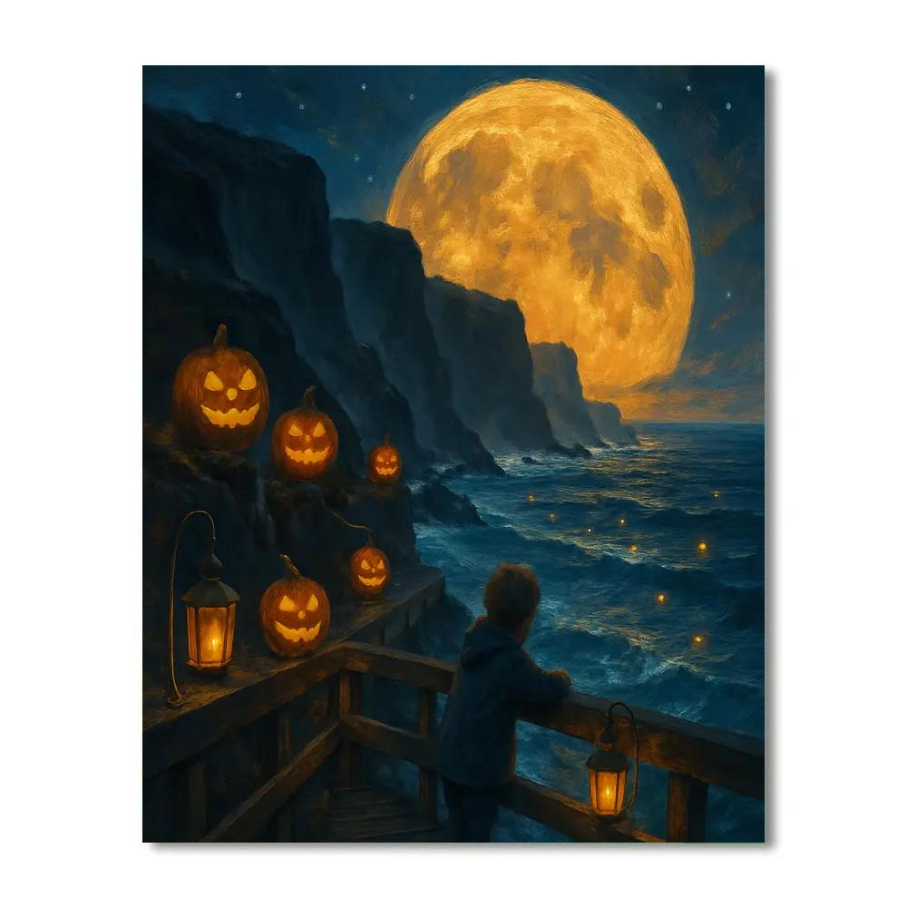 Harvest Moonboard Cliffs Paint by numbers kits