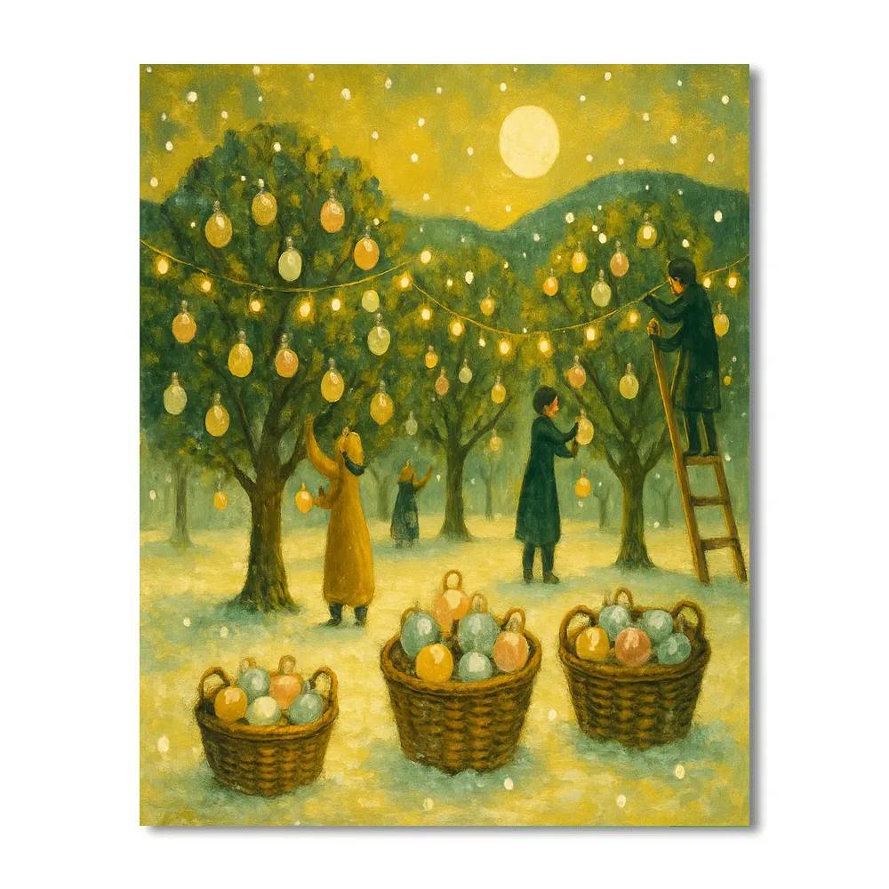 Ornament Orchard Paint by numbers kits