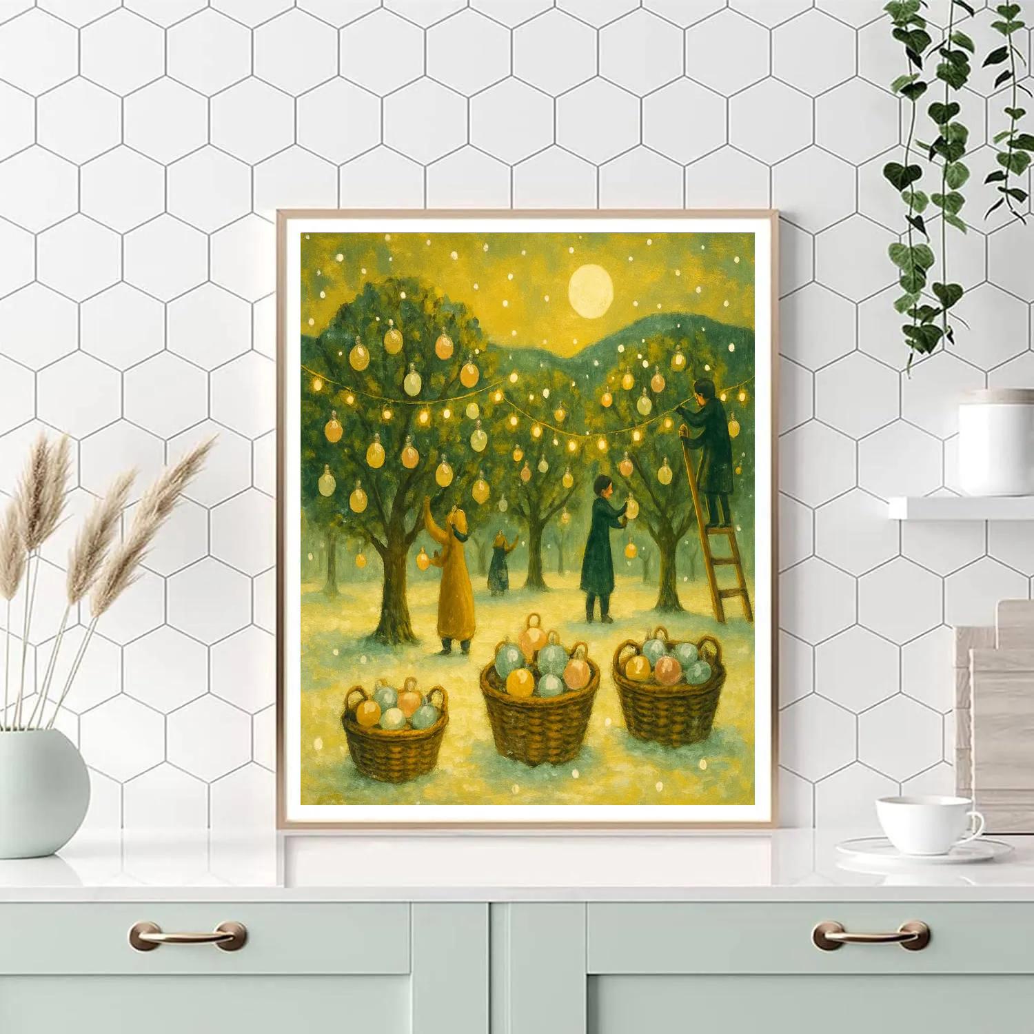 Ornament Orchard Paint by numbers kits