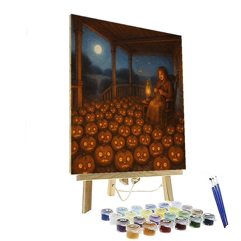 Porch Of Thousand Eyes paint by number