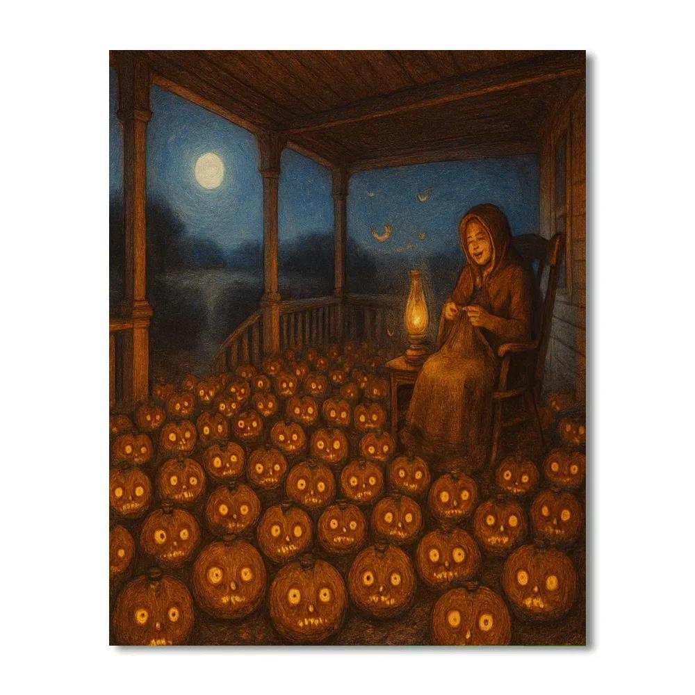 Porch Of Thousand Eyes paint by number