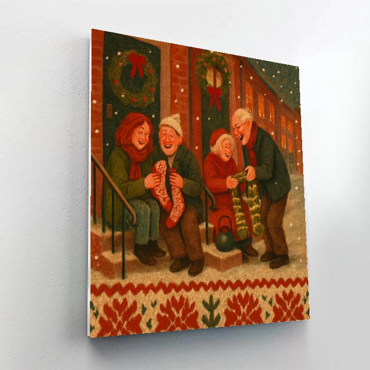 Warm Sock Exchange Numbered painting kits