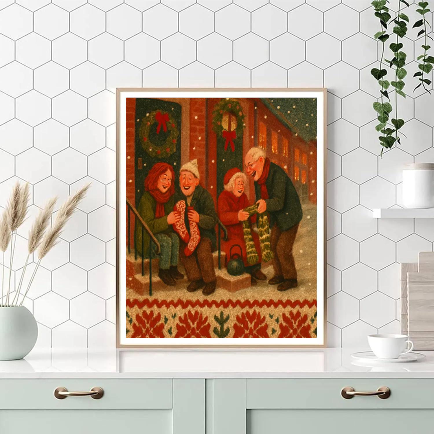 Warm Sock Exchange Numbered painting kits