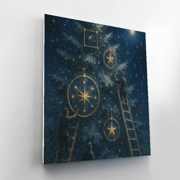 Celestial Tree Trimmers Paint by numbers art