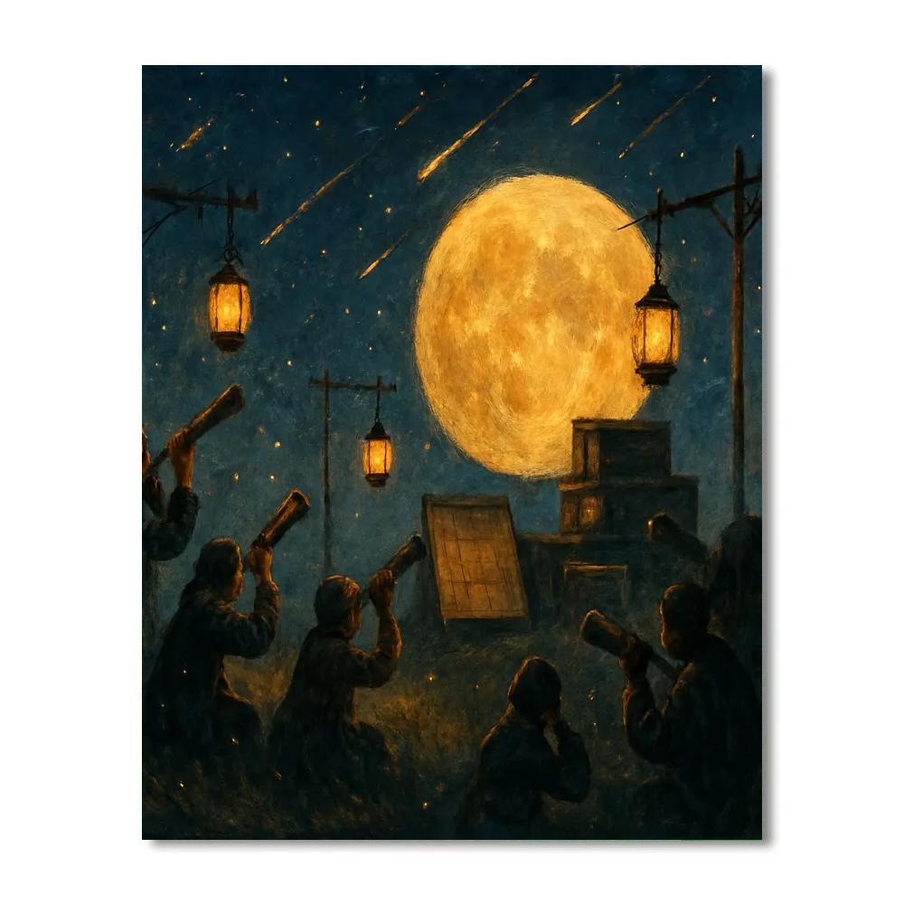 Lantern Meadow Observatory paint by number