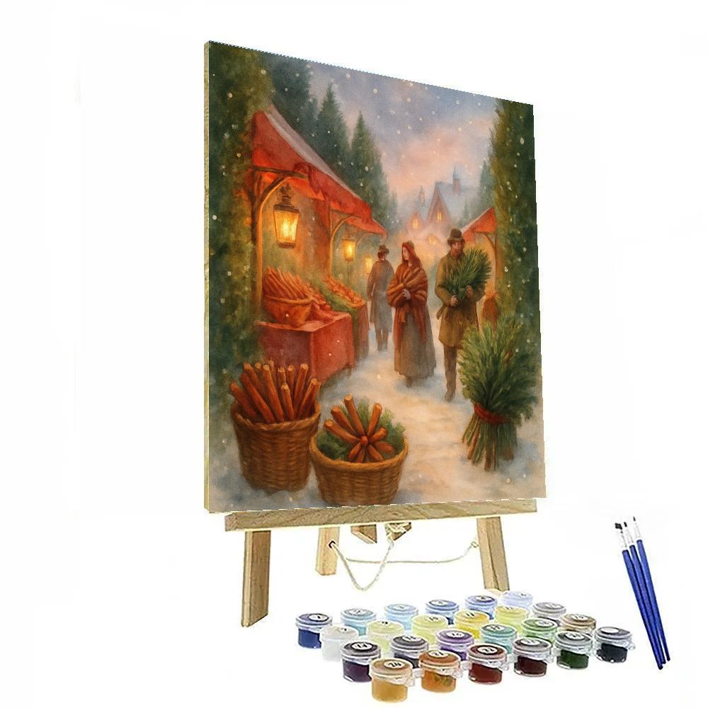 Cedar And Cinnamon Lane painting number kit