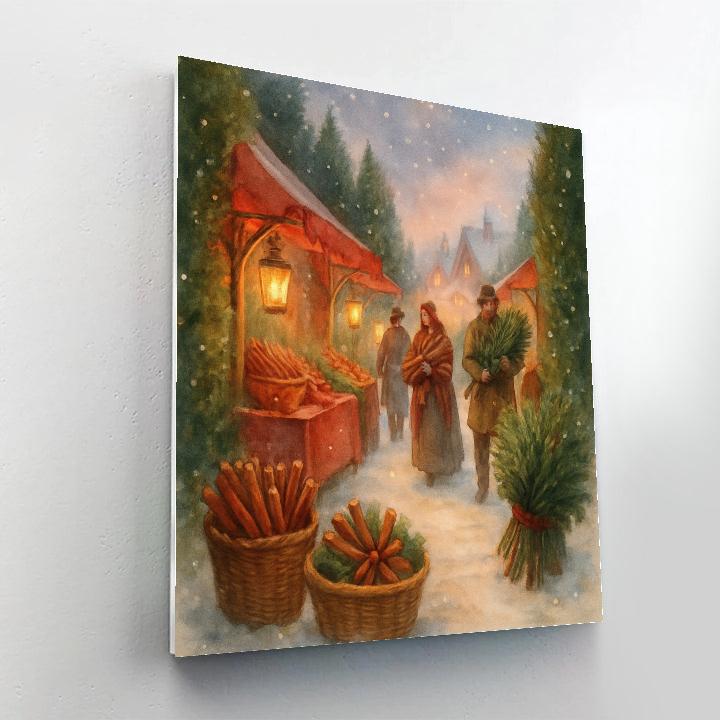 Cedar And Cinnamon Lane painting number kit