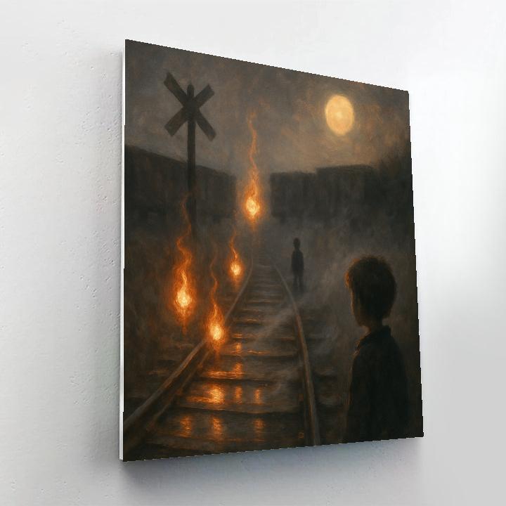 Will-o-Wisp Railway Crossing paint by color