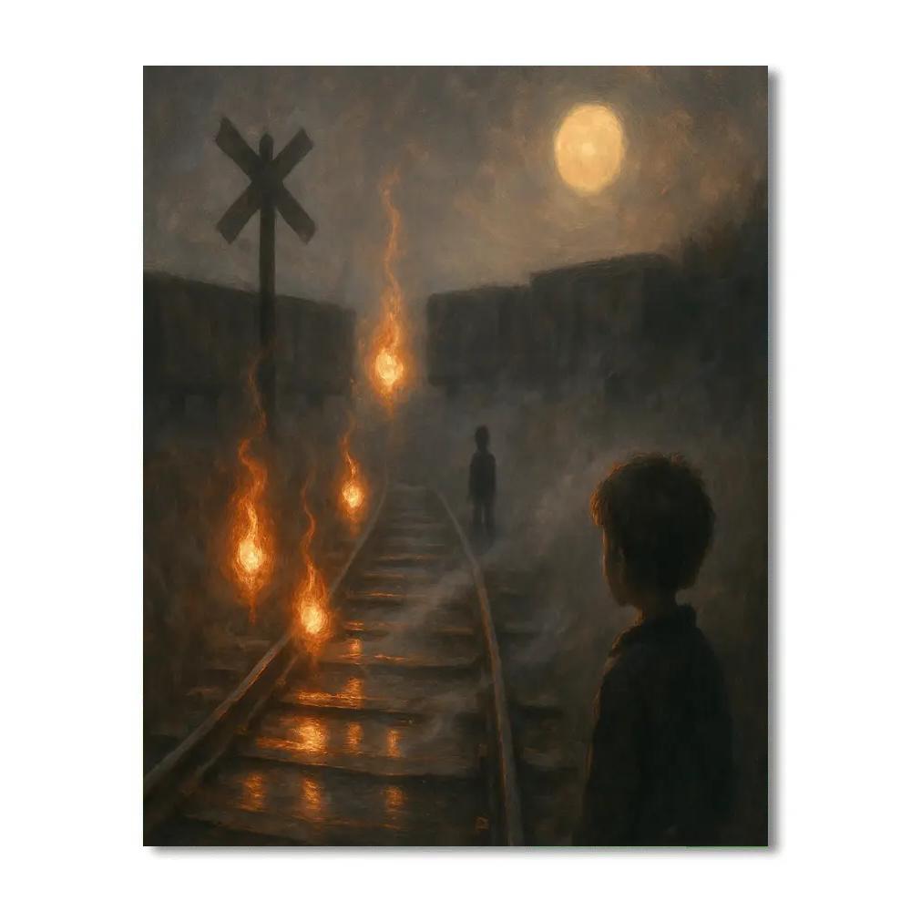 Will-o-Wisp Railway Crossing paint by color