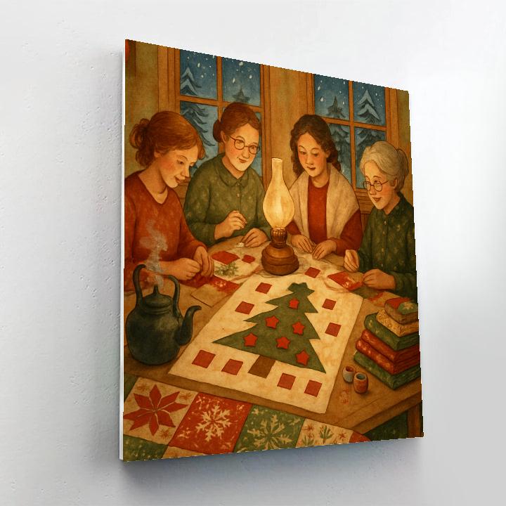Lantern-Sewn Quilters Night Paint by numbers kits