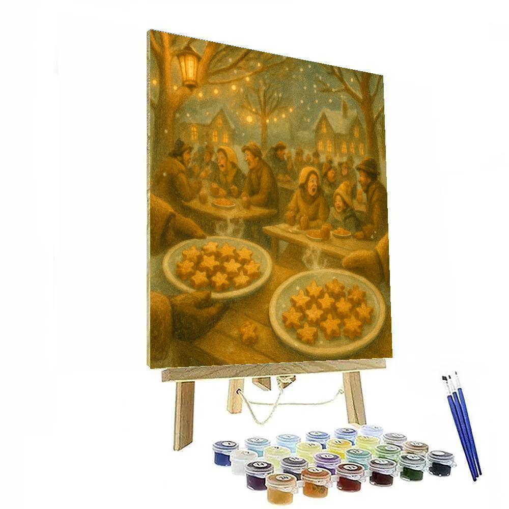 Maple Sugar Lantern Feast Painting by numbers kit
