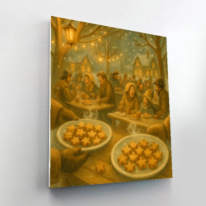 Maple Sugar Lantern Feast Painting by numbers kit