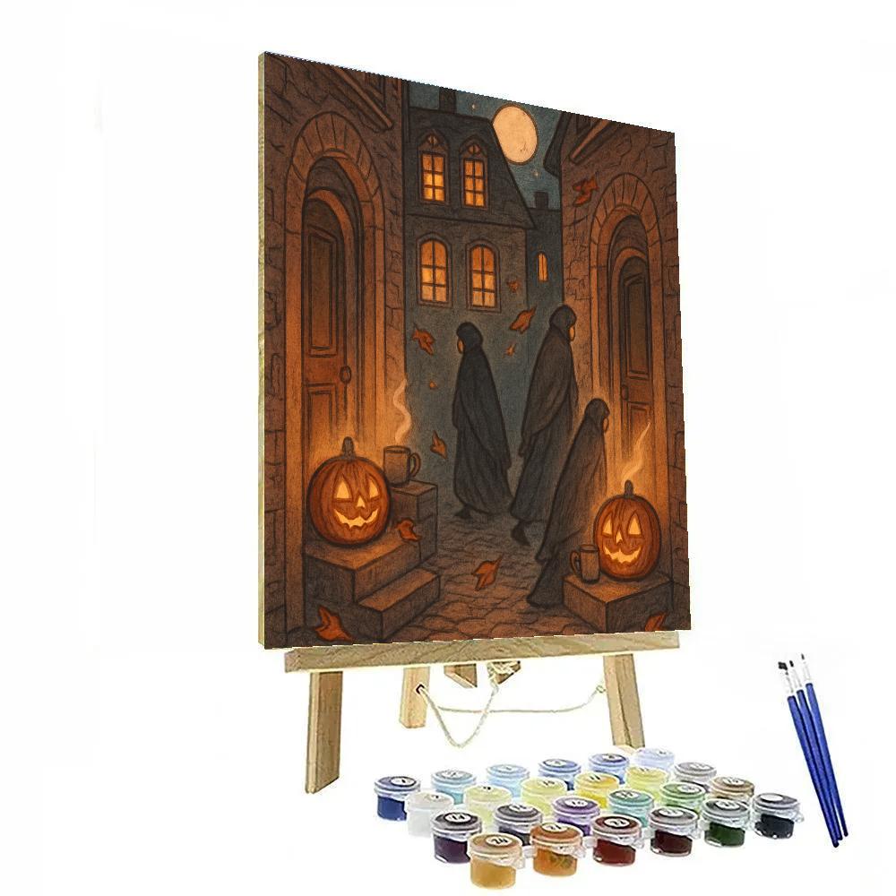 Hearthside Pumpkin Alley DIY paint by numbers