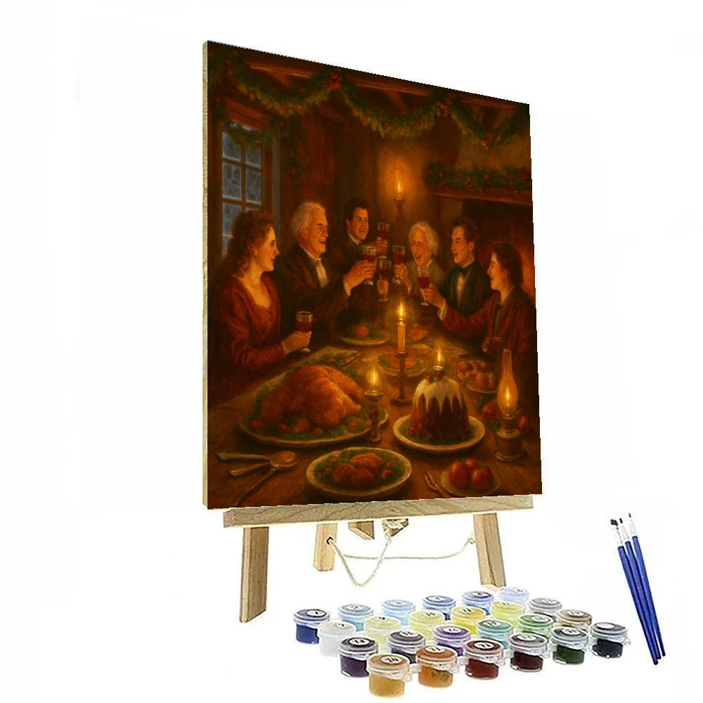 Horseshoe Inn Holiday Feast Number painting