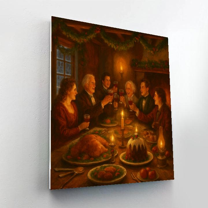 Horseshoe Inn Holiday Feast Number painting