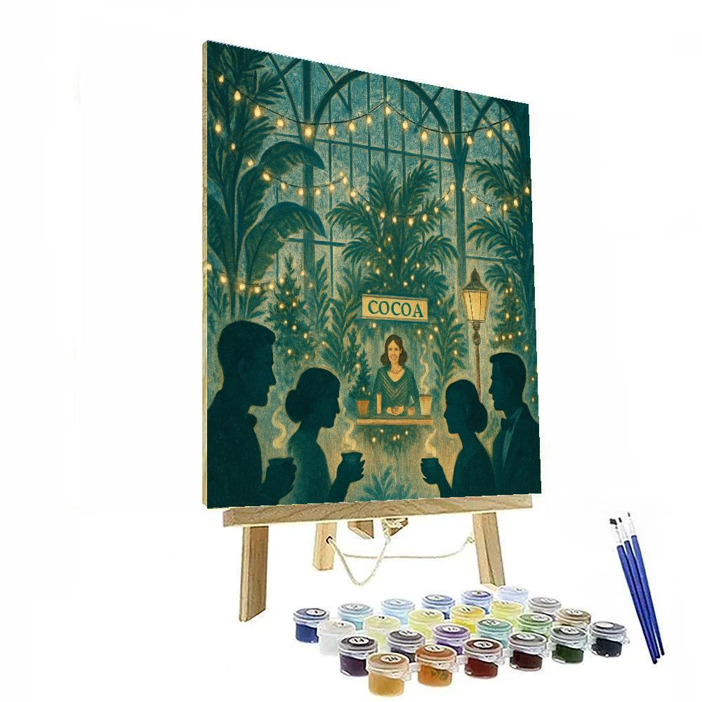 Frost-Kissed Conservatory Soiree Paint by numbers kits