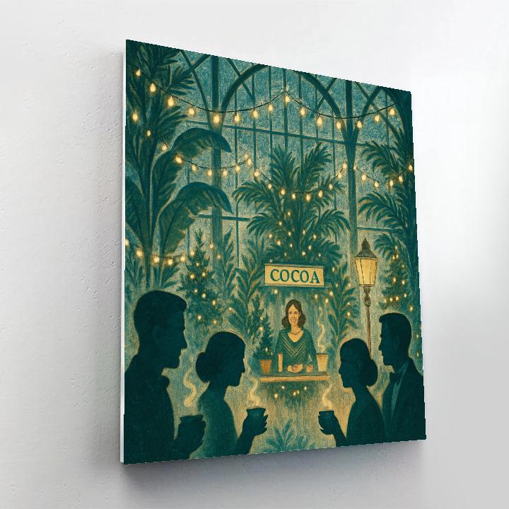 Frost-Kissed Conservatory Soiree Paint by numbers kits