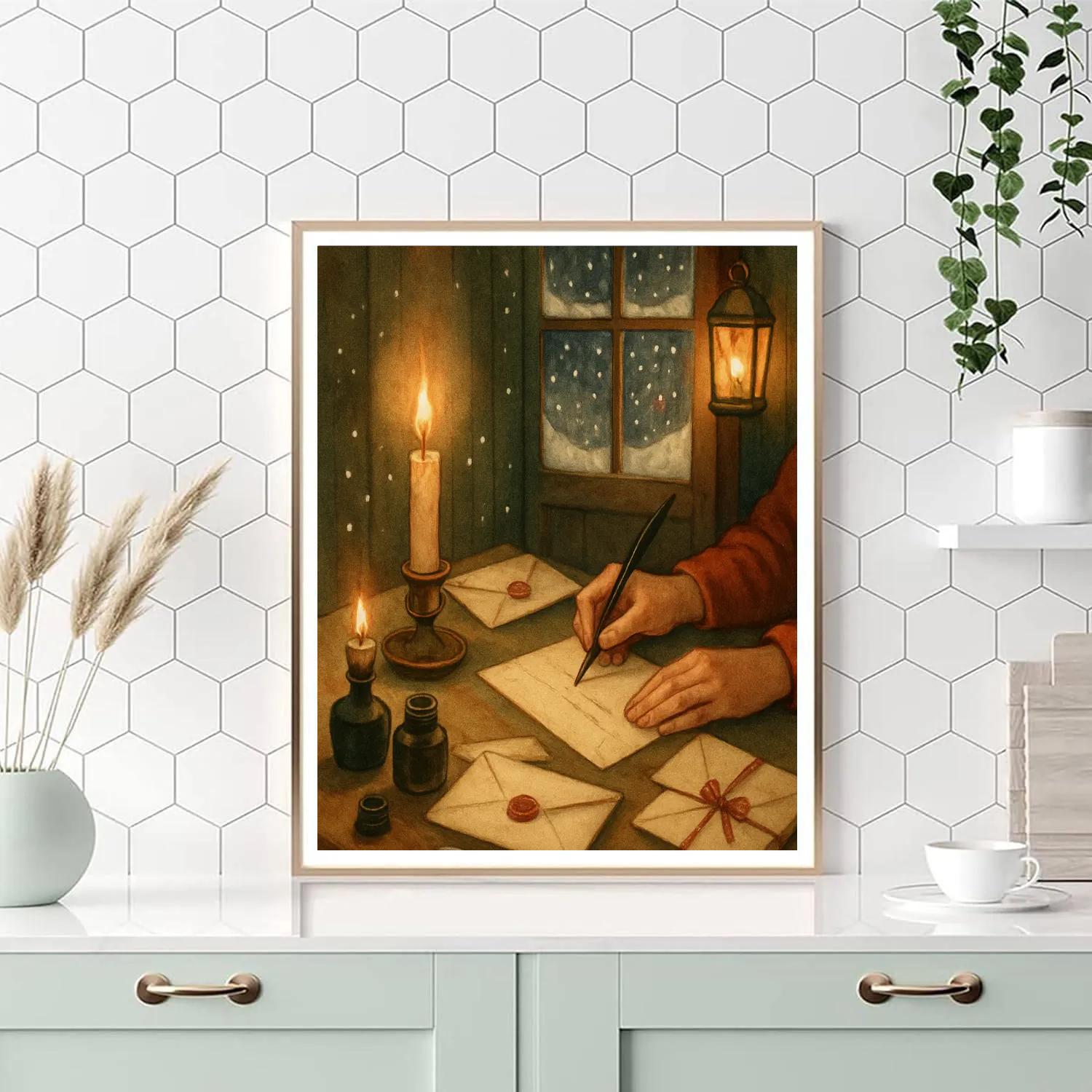 Midnight Mail By Candlelight Paint by numbers kits