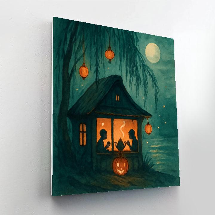 Willow Lantern Tea House paint by color