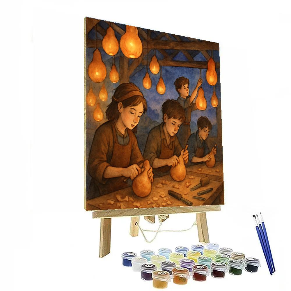 The Hollow Lantern Apprentices painting number kit