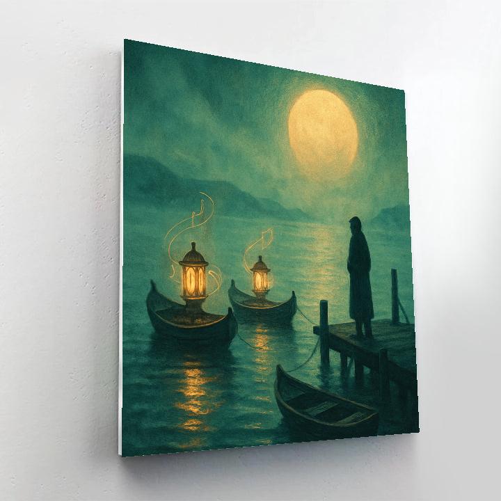 Lantern Harbor Of Lost Songs Paint by numbers kits