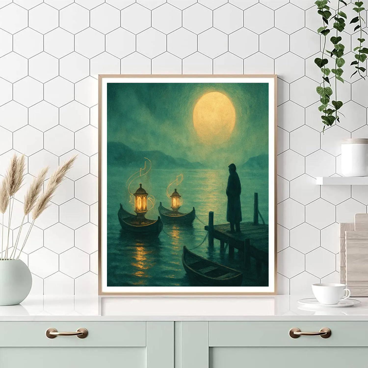 Lantern Harbor Of Lost Songs Paint by numbers kits