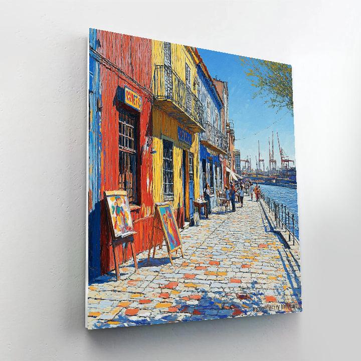 Caminito Colorful Street La Boca Buenos Aires Argentina DIY paint by numbers