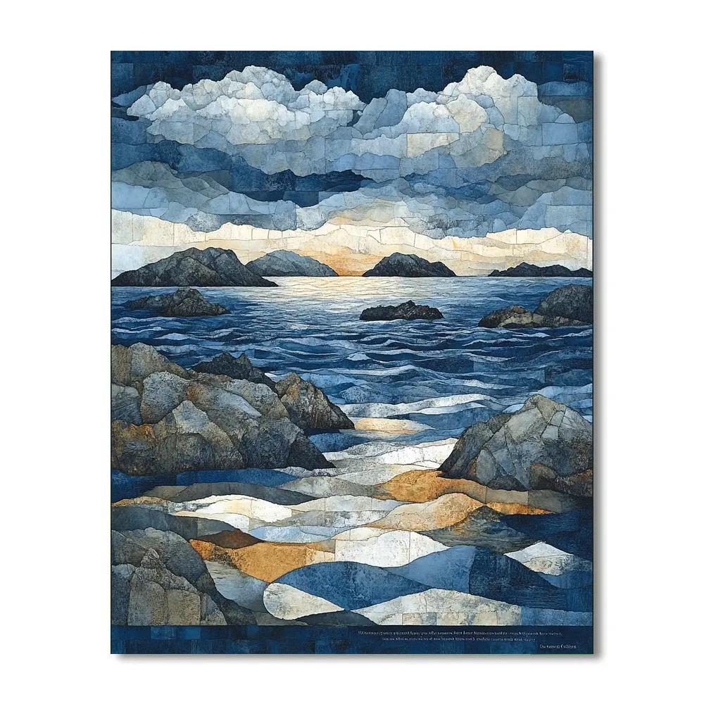Arthur Lismer Inspired September Gale Over High Channels Numbered painting kits