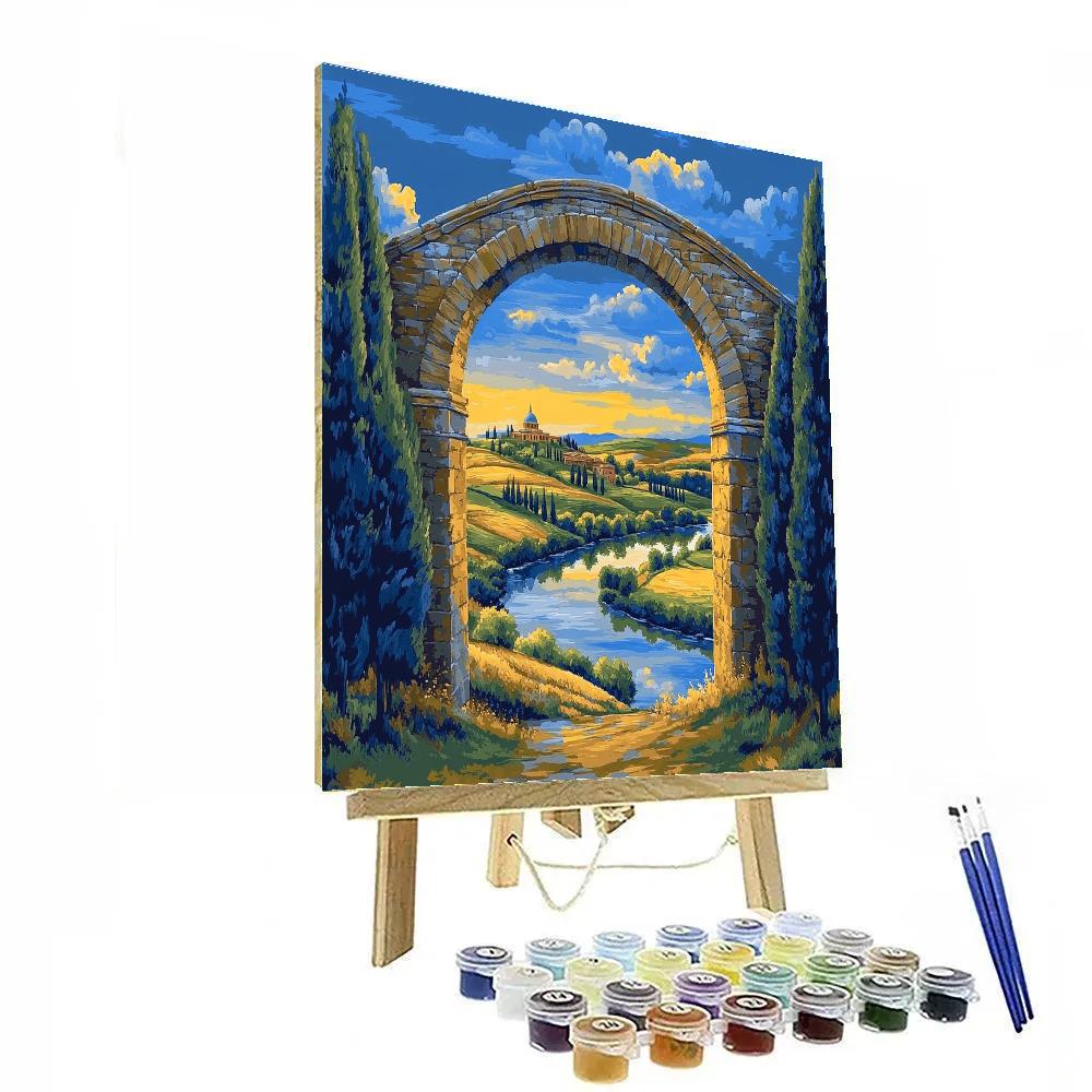 Raphael Inspired Luminous Classical Vista Paint by numbers kits