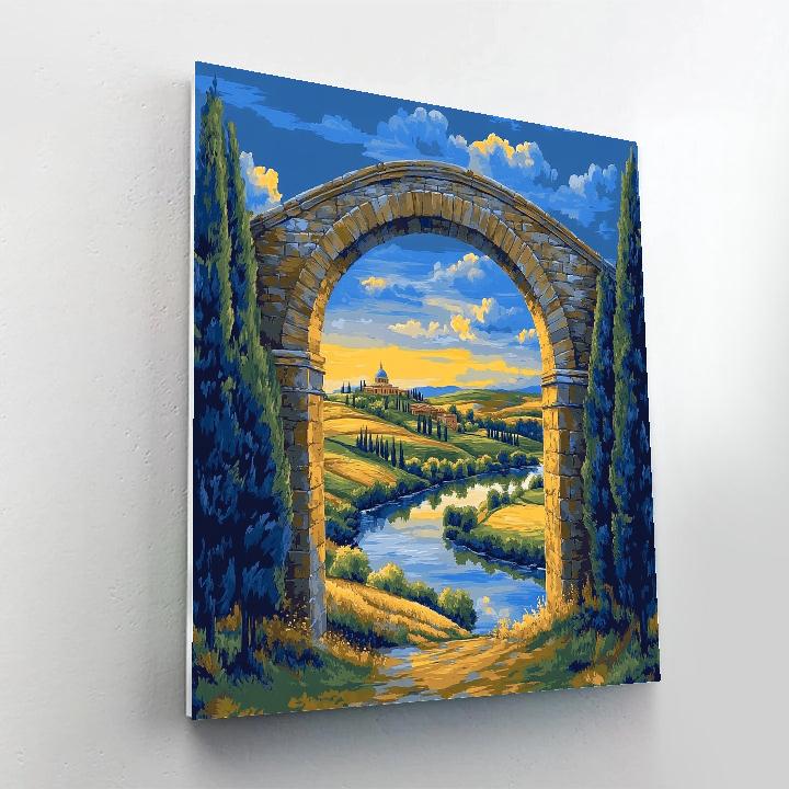 Raphael Inspired Luminous Classical Vista Paint by numbers kits